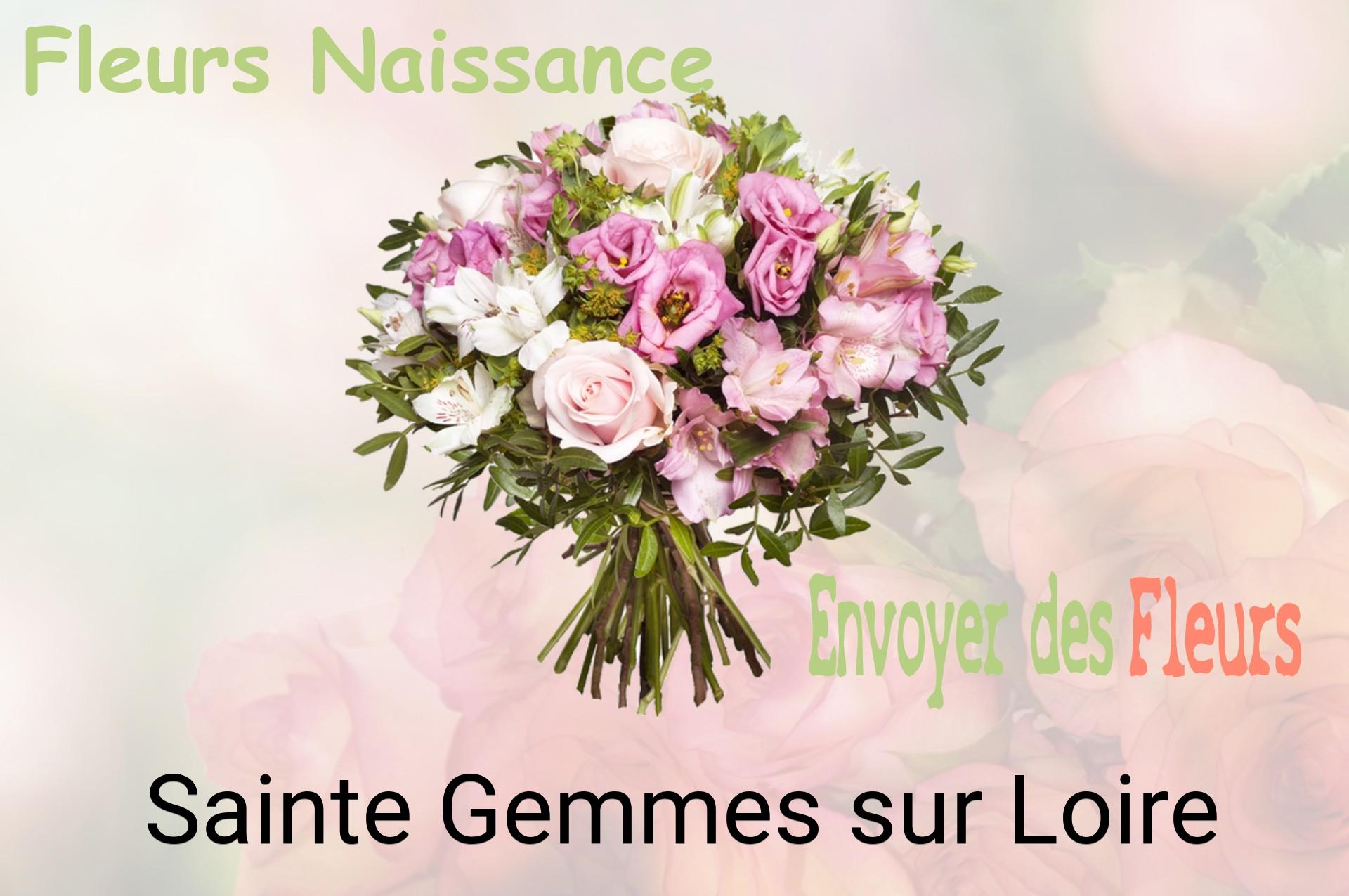 Bouquet de fleurs de naissance livré à Sainte-Gemmes-sur-Loire